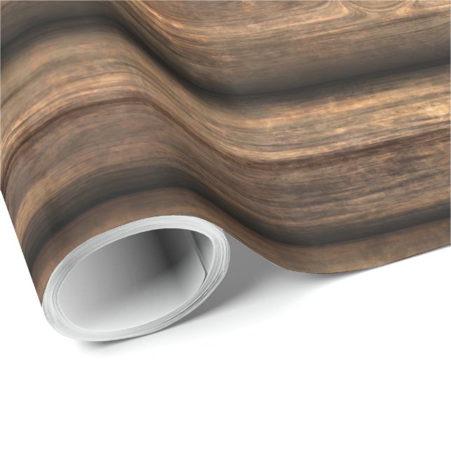 Wood Logs 1 Wrapping Paper (Roll Corner)