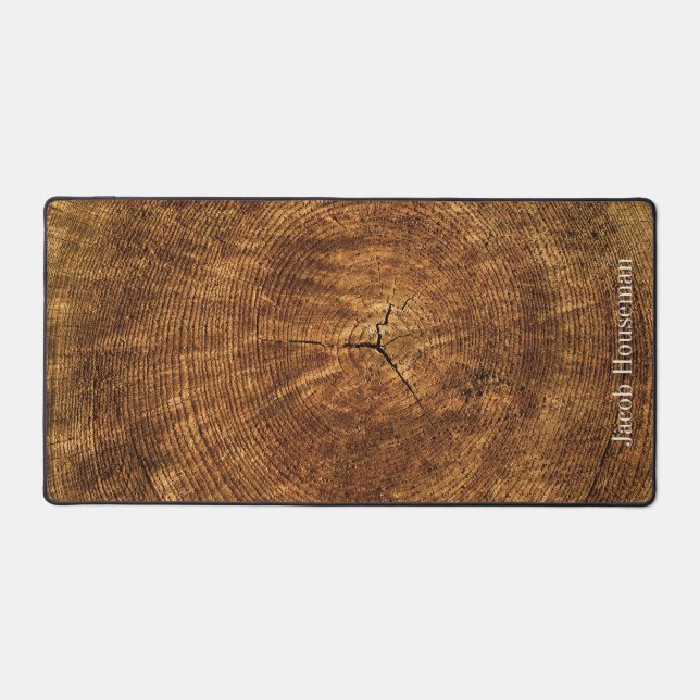 Wood Look Desk Mats & Pads (Front)