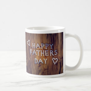 Wood-Look Happy Fathers Day Coffee Mug
