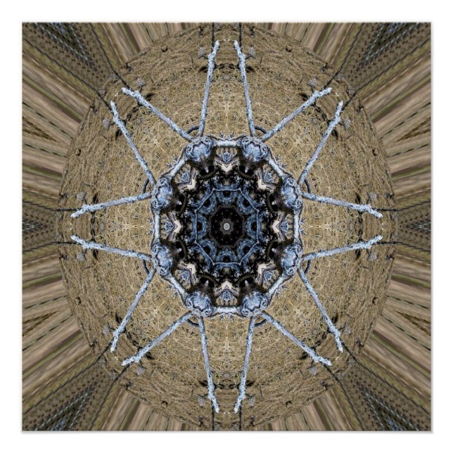 Wood Mandala... Poster (Front)