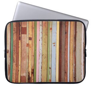 Wood Material: Vintage Wallpaper Texture Laptop Sleeve