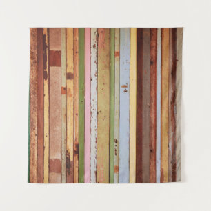 Wood Material: Vintage Wallpaper Texture Tapestry