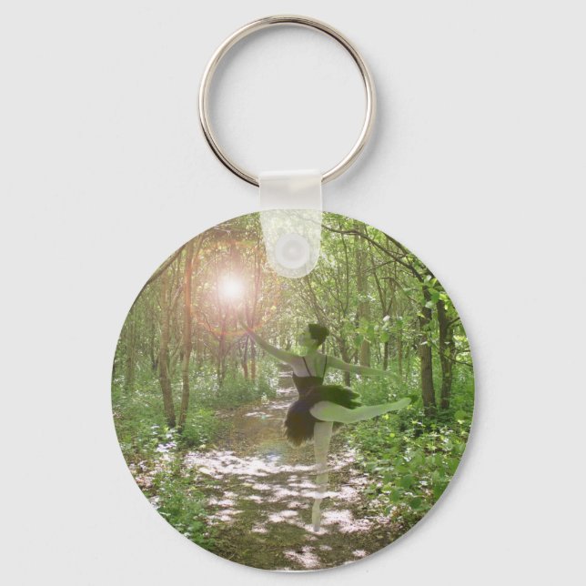 Wood Nymph Key Ring (Front)