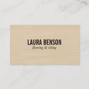 Wood Panels (print) Business Card