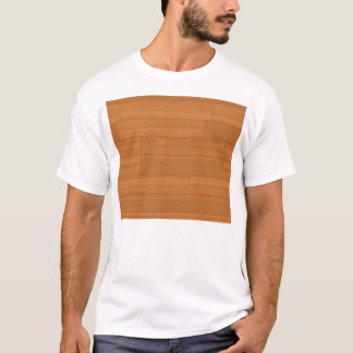 Wood Parquet Floor Pattern T-Shirt