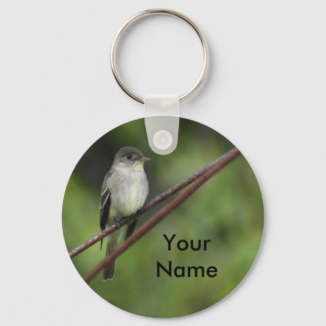 Wood Peewee keychain (Front)