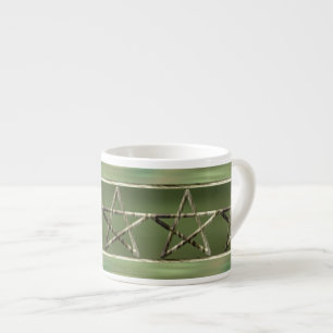 Wood Pentacle Espresso Cup