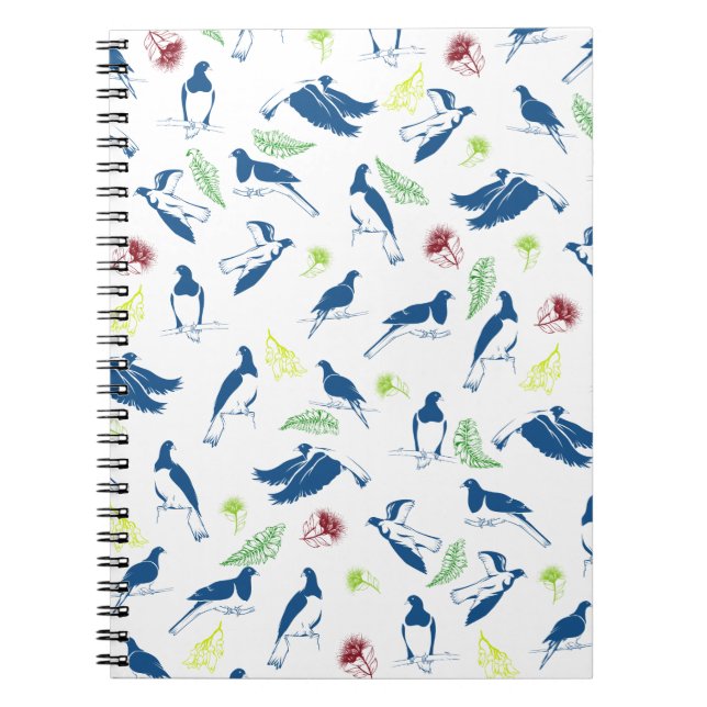 Wood Pigeon Kereru Notebook (Front)