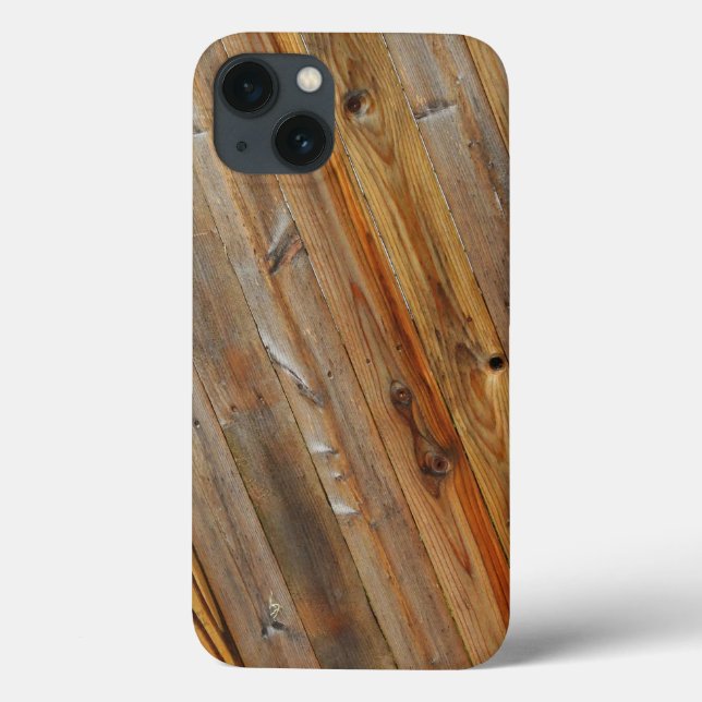 Wood Plank Diagonal Case-Mate iPhone Case (Back)
