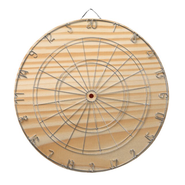 Wood plank pattern dartboard (Front)