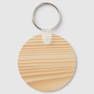 Wood plank pattern key ring