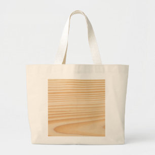 Wood plank pattern large tote bag