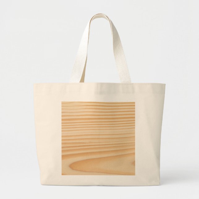 Wood plank pattern large tote bag (Front)