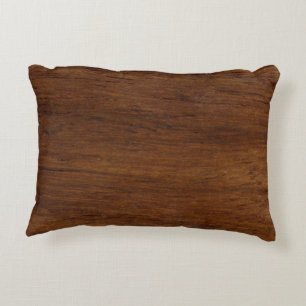 Wood Plank Plain Texture Lumber Decorative Cushion