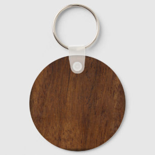 Wood Plank Plain Texture Lumber Key Ring