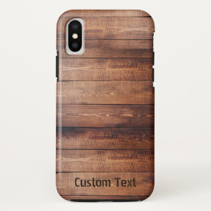 Wood Planks iPhone X Case