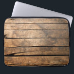 Wood planks laptop sleeve<br><div class="desc">rustic wood pattern</div>