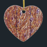 Wood Planks Pointillism Heart Shaped Ornament<br><div class="desc">Wood Planks Pointillism Heart Shaped Ornament by Kristie Hubler</div>
