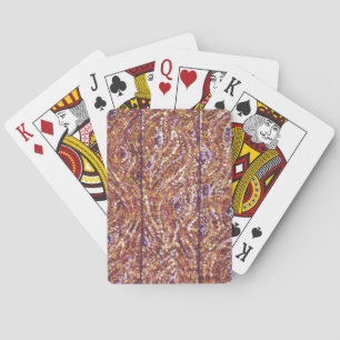 Wood Planks Pointillism Playing Cards