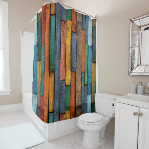 Wood Planks Shower Curtain