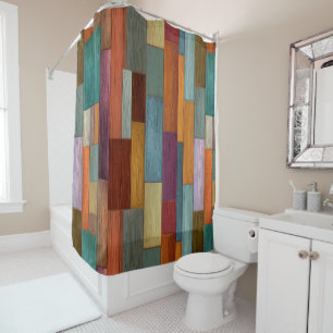 Wood Planks Shower Curtain