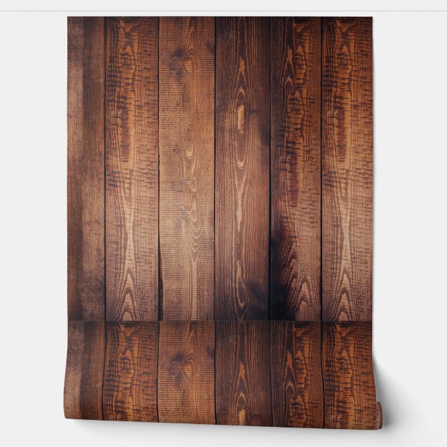 WOOD PLANKS WALLPAPER (Unrolling)