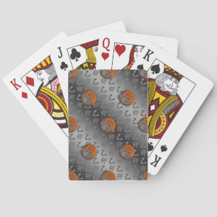 Wood Rabbit Playing Cards
