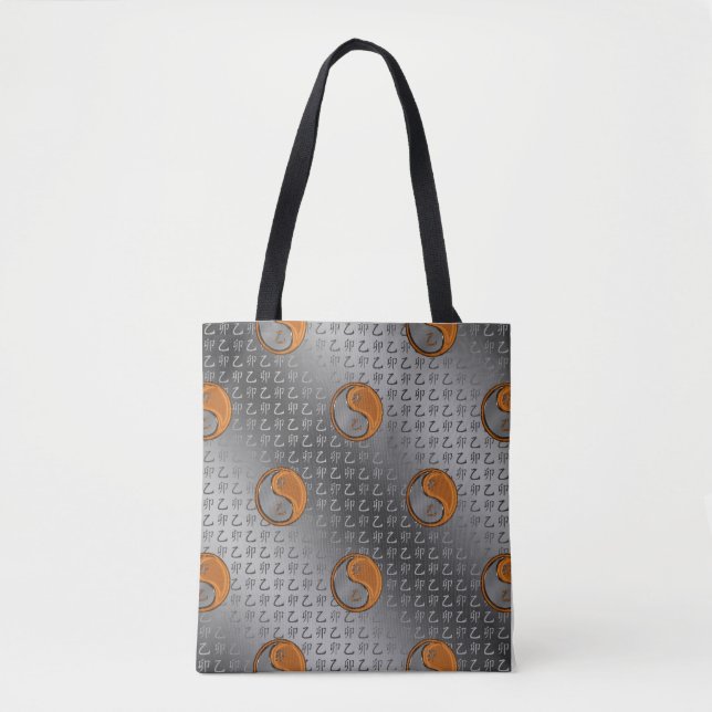 Wood Rabbit Tote Bag (Front)
