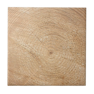 Wood rings ceramic tile
