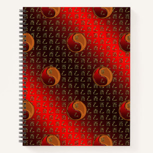 Wood Rooster Notebook