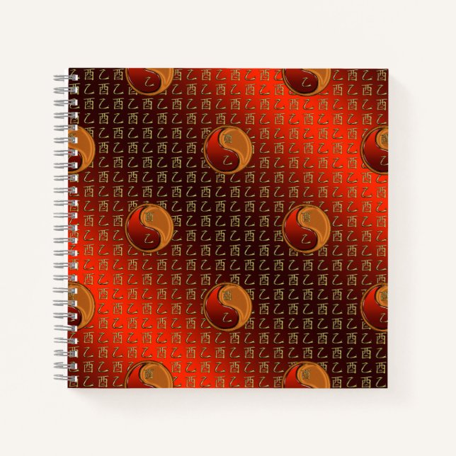 Wood Rooster Notebook (Front)