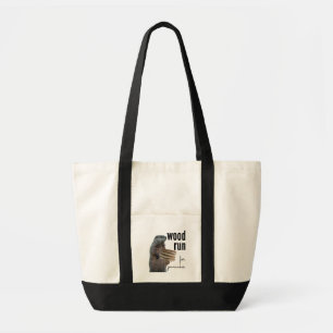 Wood Run for Pancakes (with Woodchuck) Tote Bag