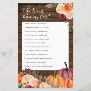 Wood Rustic Pumpkin Who Knows Mummy Best Game