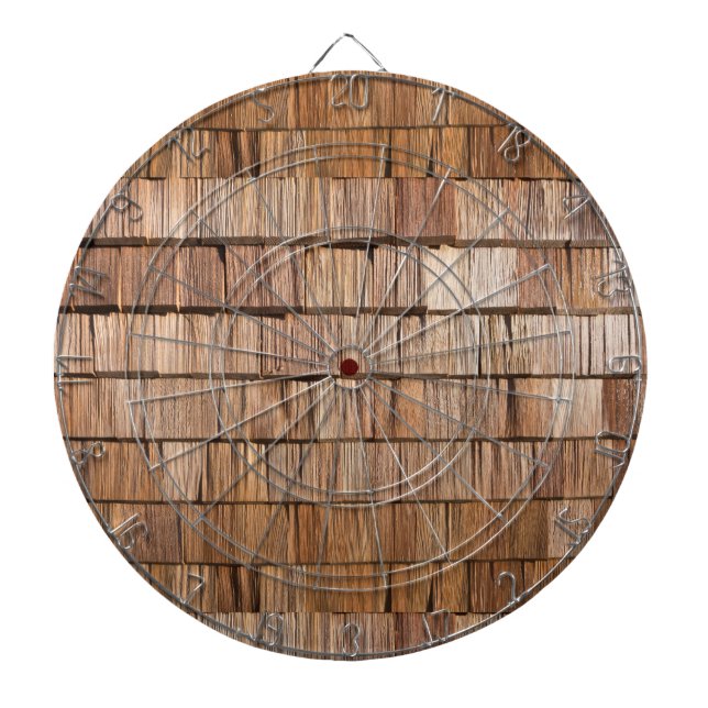 Wood Shingle Dartboard (Front)