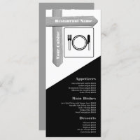 Wood Sign Table Setting, Restaurant Slimline