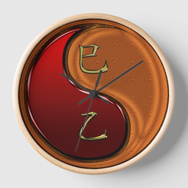 Wood Snake Clock (Front)