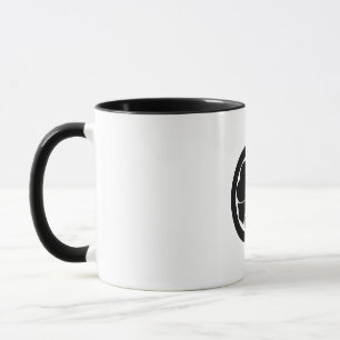 Wood sorrel with swords in a circle mug