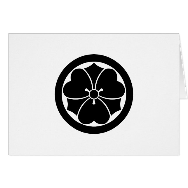 Wood sorrel with swords in circle (Front Horizontal)