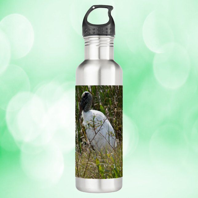 Wood Stork Bird Wetlands Photo 710 Ml Water Bottle (Creator Uploaded)