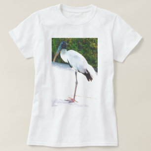 Wood stork in evening wear T-Shirt