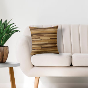 Wood Strip Horizontal Cushion