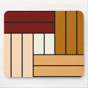Wood Stripes Pattern Mouse Pad