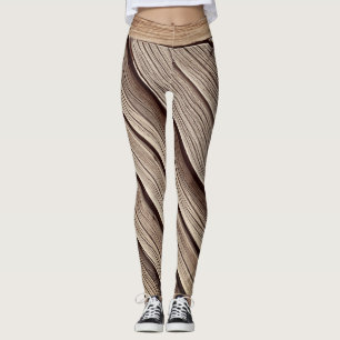 Wood Strips Leggings