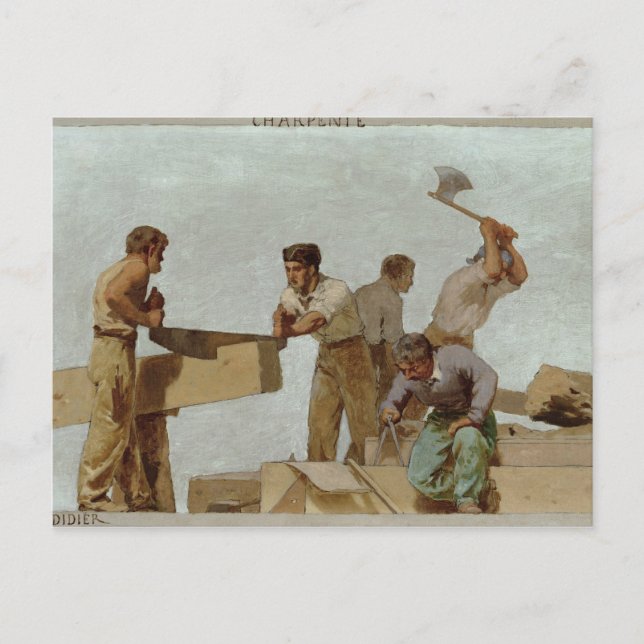 Wood Structure Postcard (Front)