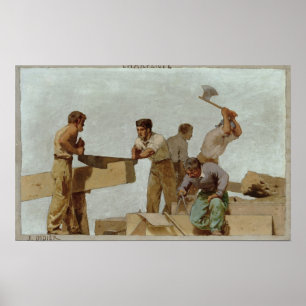 Wood Structure Poster