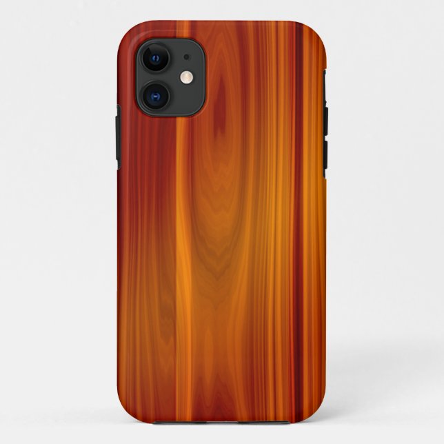 Wood Teak iPhone SE/5/5S Barely There Case (Back)