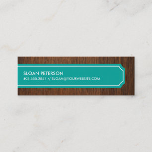 Wood Teal Calling Card