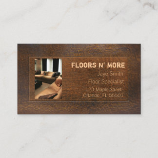 Wood Textile Business Card