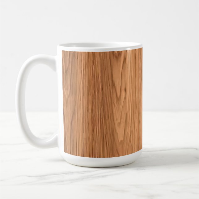 Wood Texture Background Design-35455 Coffee Mug (Left)