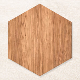 Wood Texture Background Design-35455 Paper Coaster